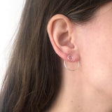 Sleek Open Circle Earrings for Effortless Style