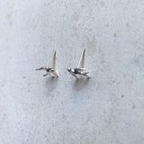 Graceful Bird Studs I Swallow Symbol Earrings for Freedom Lovers